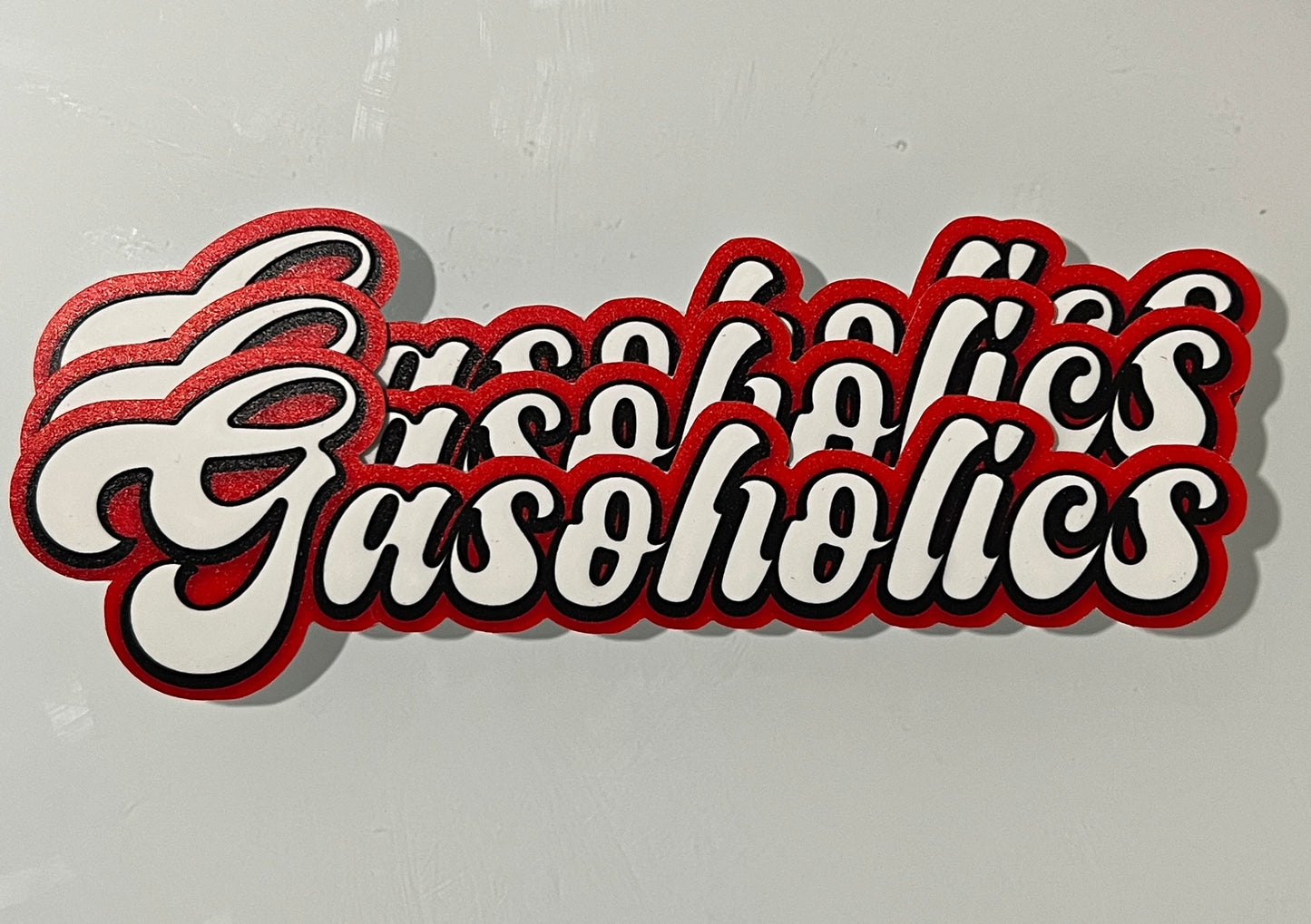 3 Pack Gasoholics Logo Stickers